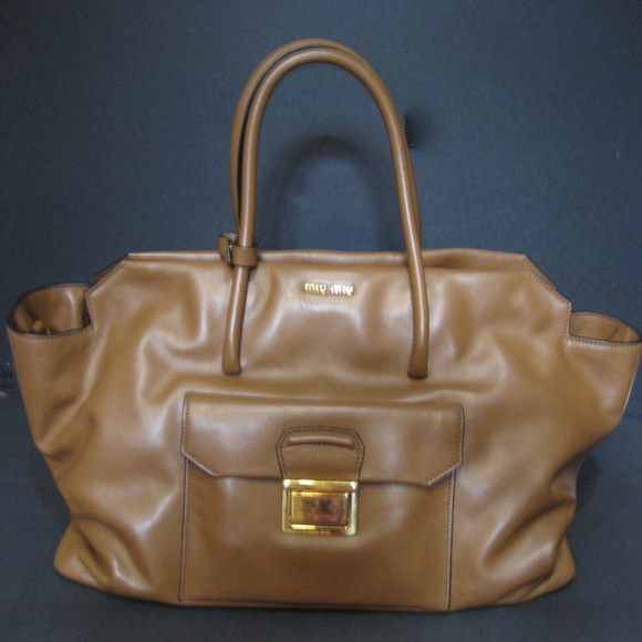 Prada Handbags - PRADA Miu Miu NWT Handbag Color Camel